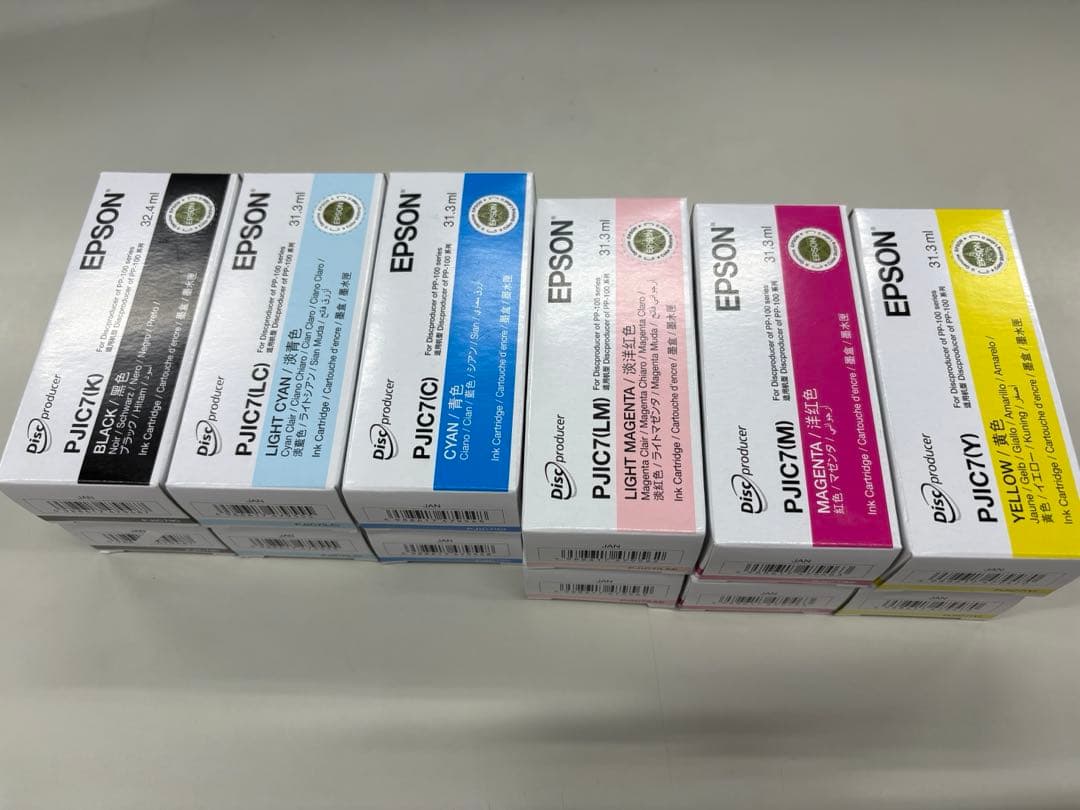 エプソン純正インクカートリッジ PJICシリーズ 6色 各3本セット EPSON純正】インクカートリッジ PPシリーズ用 【PJIC7 6色セット】PJIC