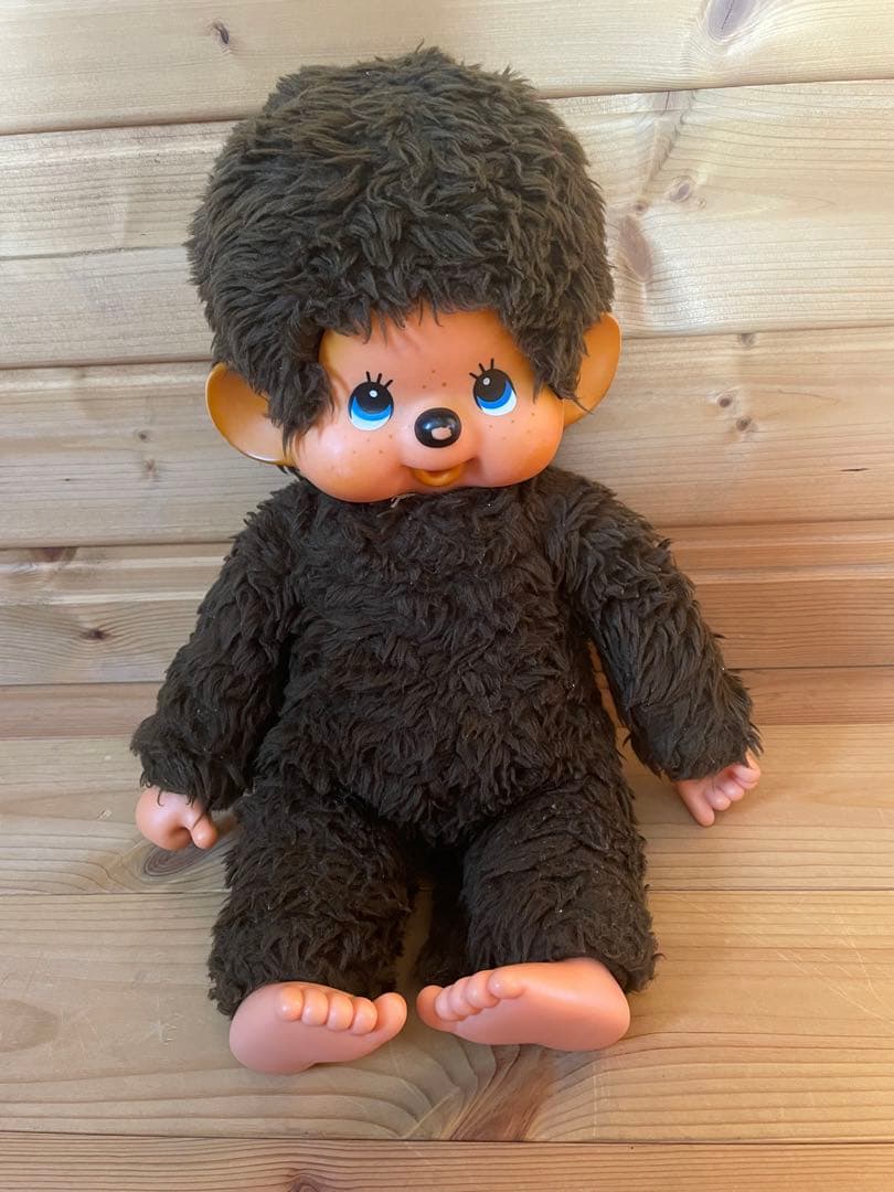 お*ん様 昭和 レトロ モンチッチ ブルーアイ Lサイズ - メルカリ