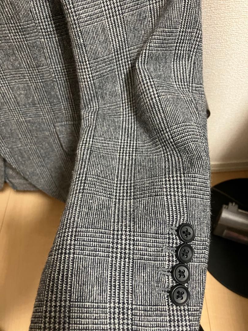 キ*ネ様 スーツセレクト 未使用 冬物スーツ ブラウングレンチェック A5