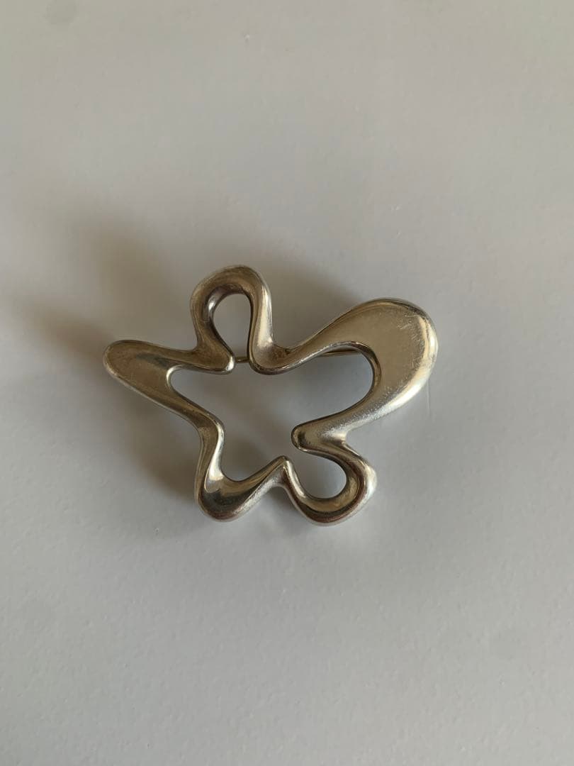   ジョージジェンセン シルバー925 321 ブローチ 美品 ブローチ スプラッシュ ♯321 ジョージジェンセン/GEORG JENSEN