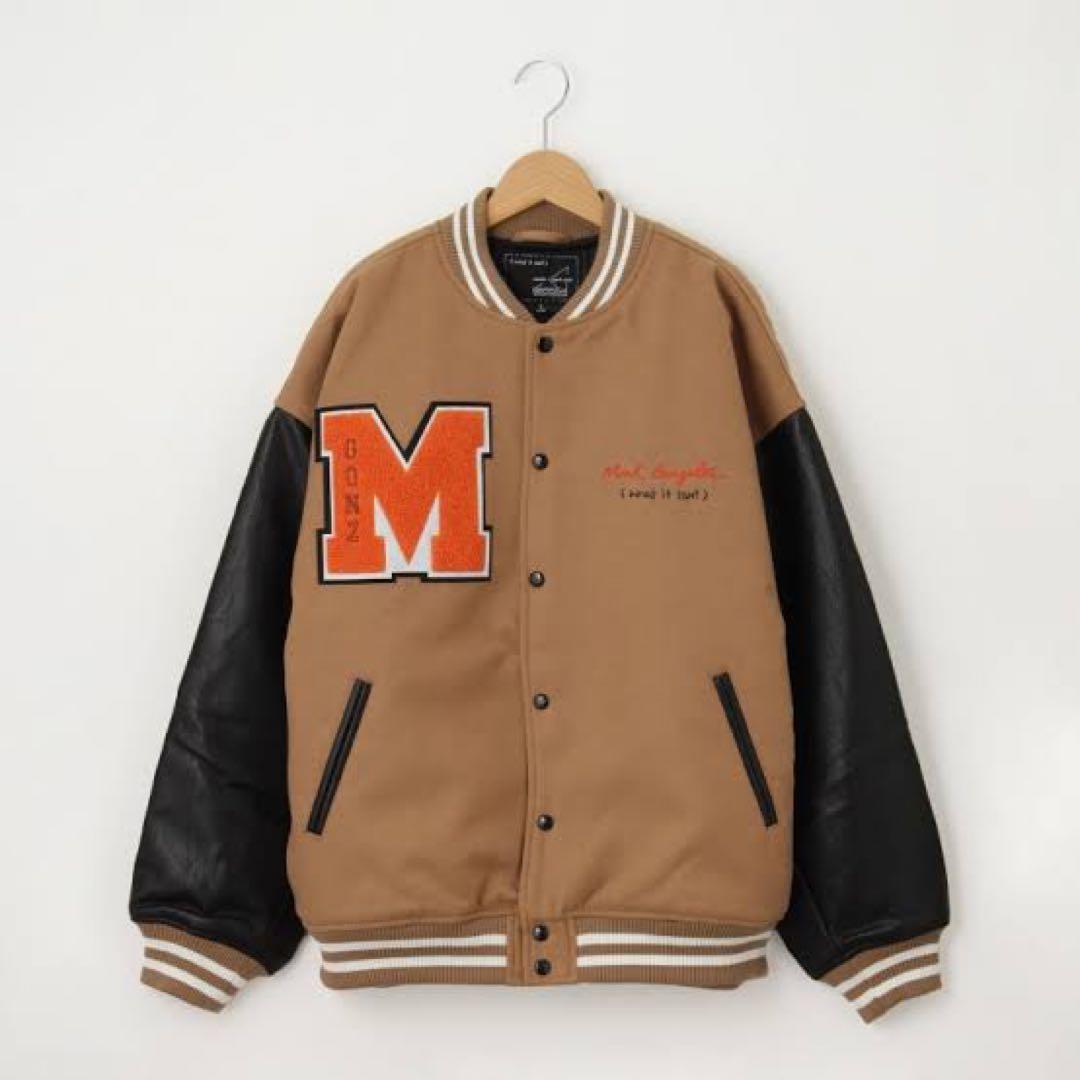 (What it isNt)ART BY MARK GONZALES スタジャン What it isNt) ART BY MARK GONZALES ジャケット HEAVY TWILL STADIUM