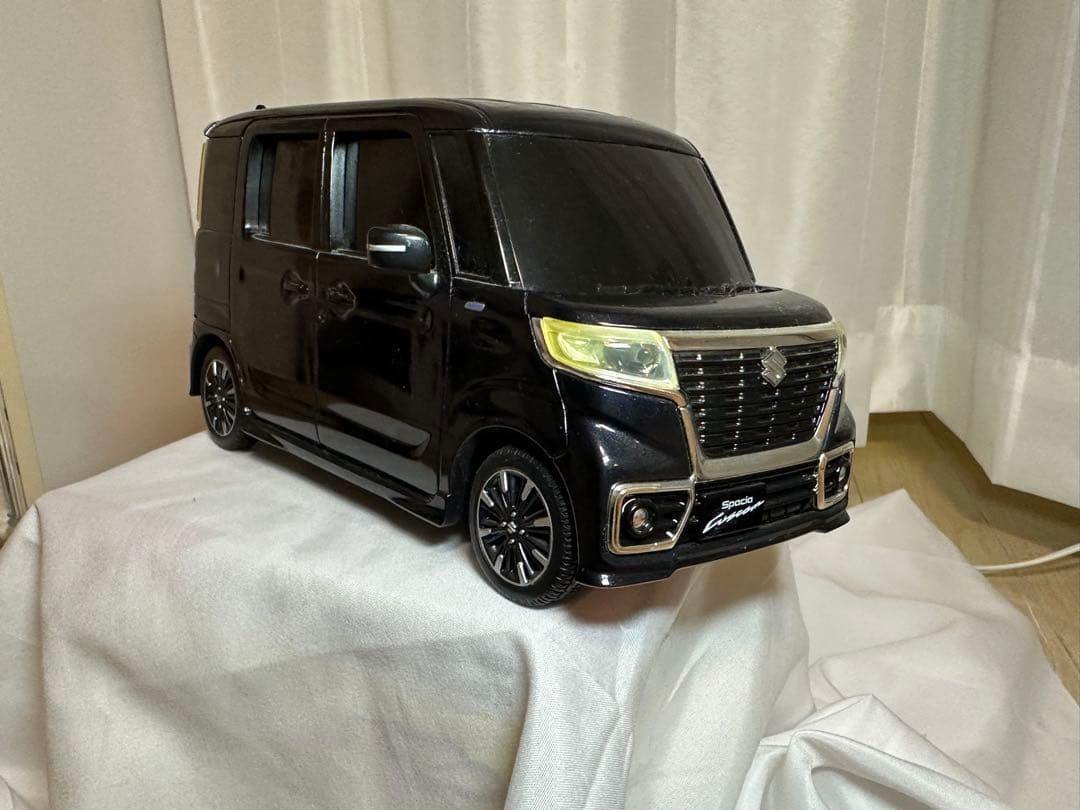 非売品！スズキ スペーシアカスタム カラーサンプル1/18サイズ　ブラックパール Amazon | 1/18 スズキ 新型スペーシアカスタム SUZUKI Spacia CUSTOM