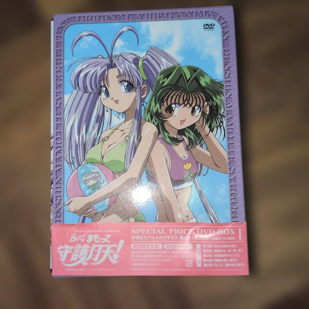 伝心 まもって守護月天! OVA DVD-BOX 1 初回生産版 開封済み 希少