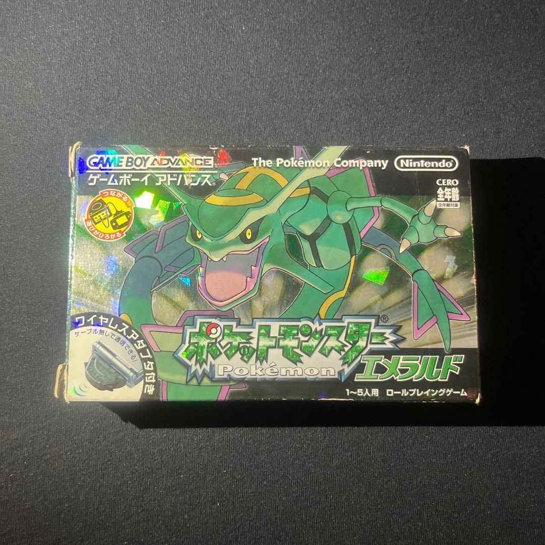 ポケモン エメラルド ワイヤレスアダプタ付き ポケットモンスター エメラルド (ワイヤレスアダプタ同梱) 箱無し