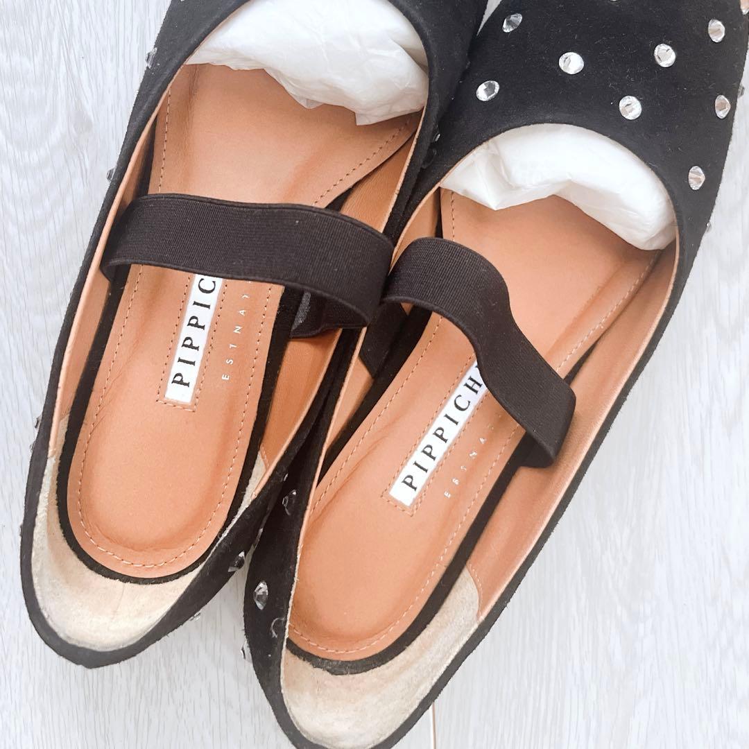 美品PIPPICHIC for ESTNATION ビジューフラット41800円 - メルカリ