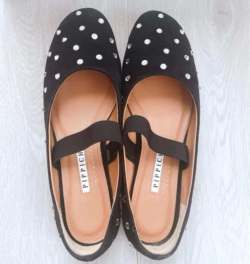 美品PIPPICHIC for ESTNATION ビジューフラット41800円 - メルカリ