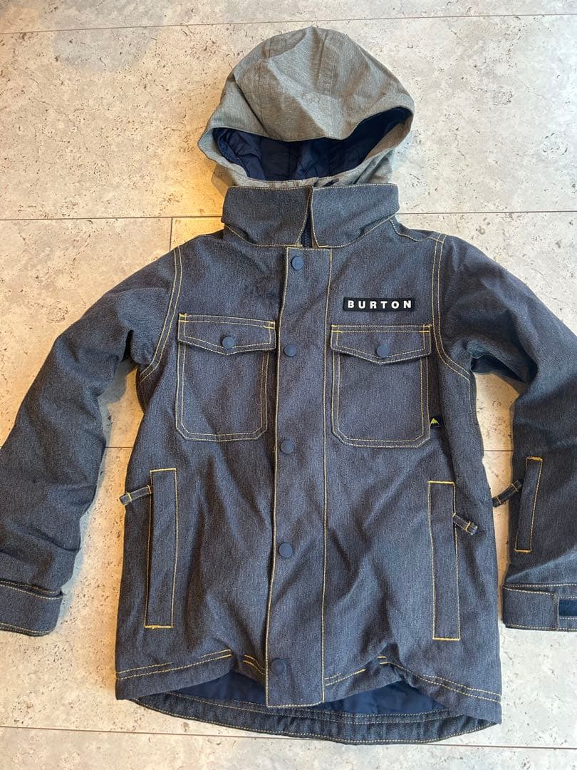 BURTON フード付きジャケット パンツセット子ども用 ダークブルー　XS 楽天市場】バートン スノーボードウェア キッズ ジャケット 25-26