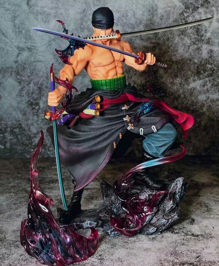 ワンピース ロロノア・ゾロ フィギュア ガレージキット LXスタジオ 黒