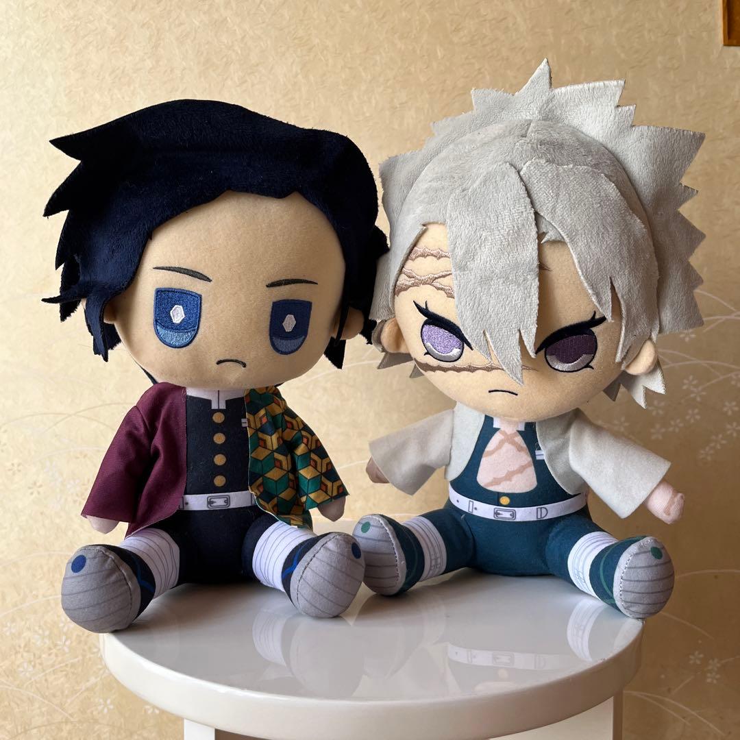 鬼滅の刃 ぬいぐるみ 2体セット、冨岡義勇＆不死川実弥 - メルカリ