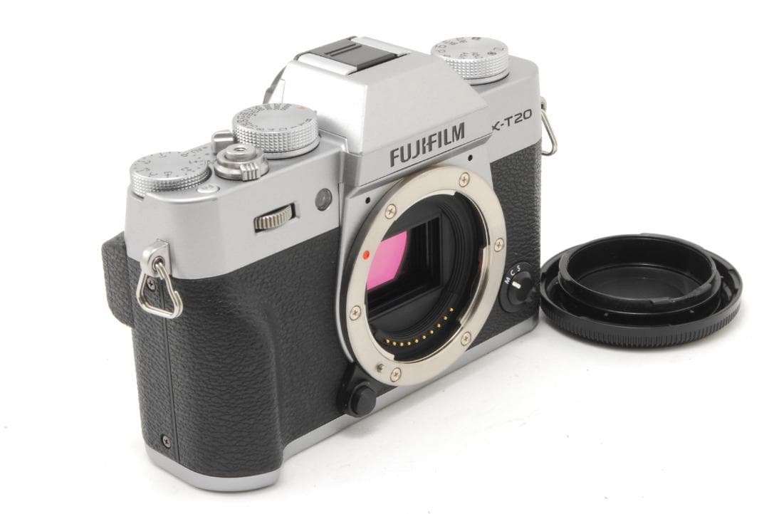 【ほぼ新品】FUJIFILM X-T20 ボディ シルバー《シャッター回数6回》