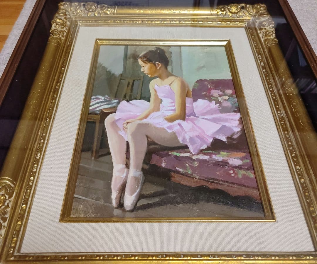 山岸正巳　小さなバレリーナ　額縁無し