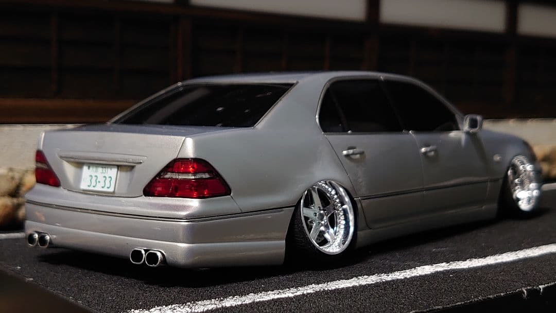 1/24 アオシマ 30 セルシオ 完成品 - メルカリ