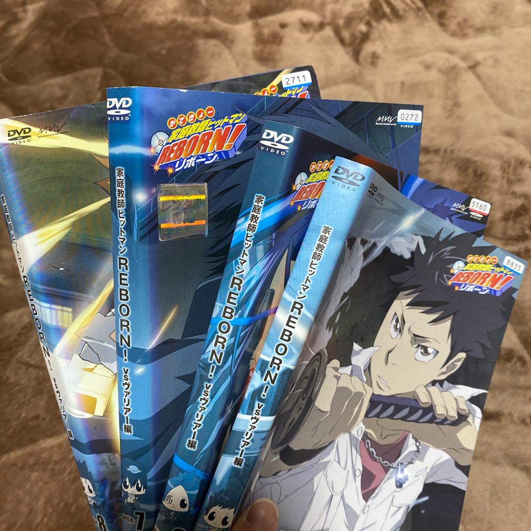 家庭教師ヒットマン REBORN! ヴァリアー編 DVD全8巻 レンタル使用済み