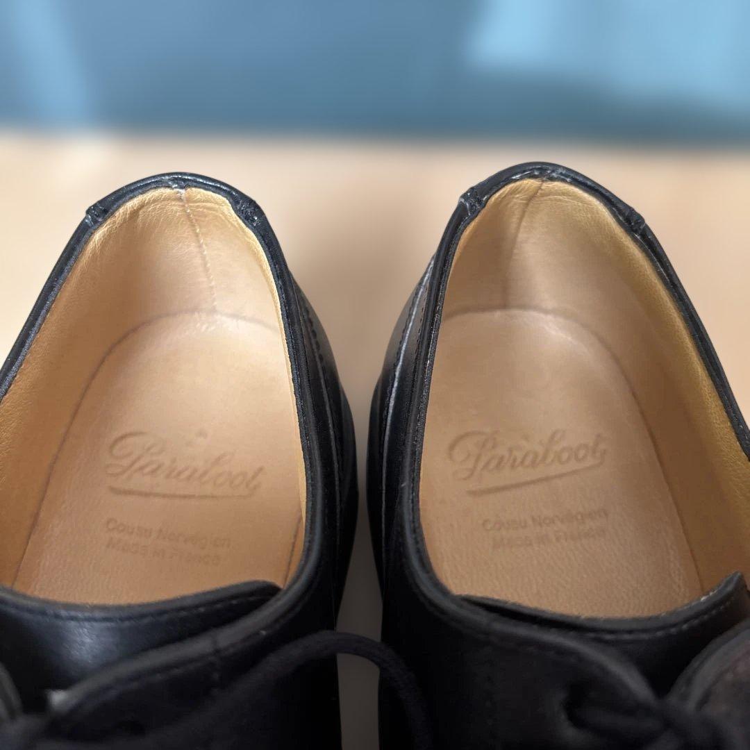 極美品】パラブーツ シャンボード ブラック 5サイズ - メルカリ