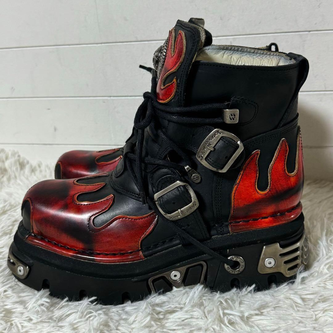 未使用品✨NEW ROCK ニューロック ファイアーパターン エンジニア