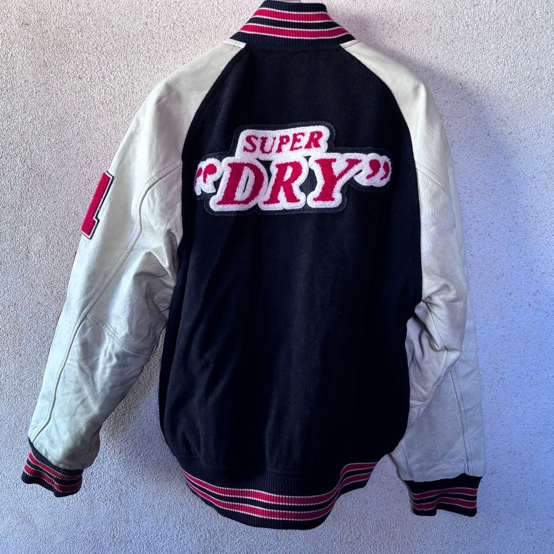 非売品】アサヒスーパードライ SUPER DRY フルデコ スタジャン 袖牛革