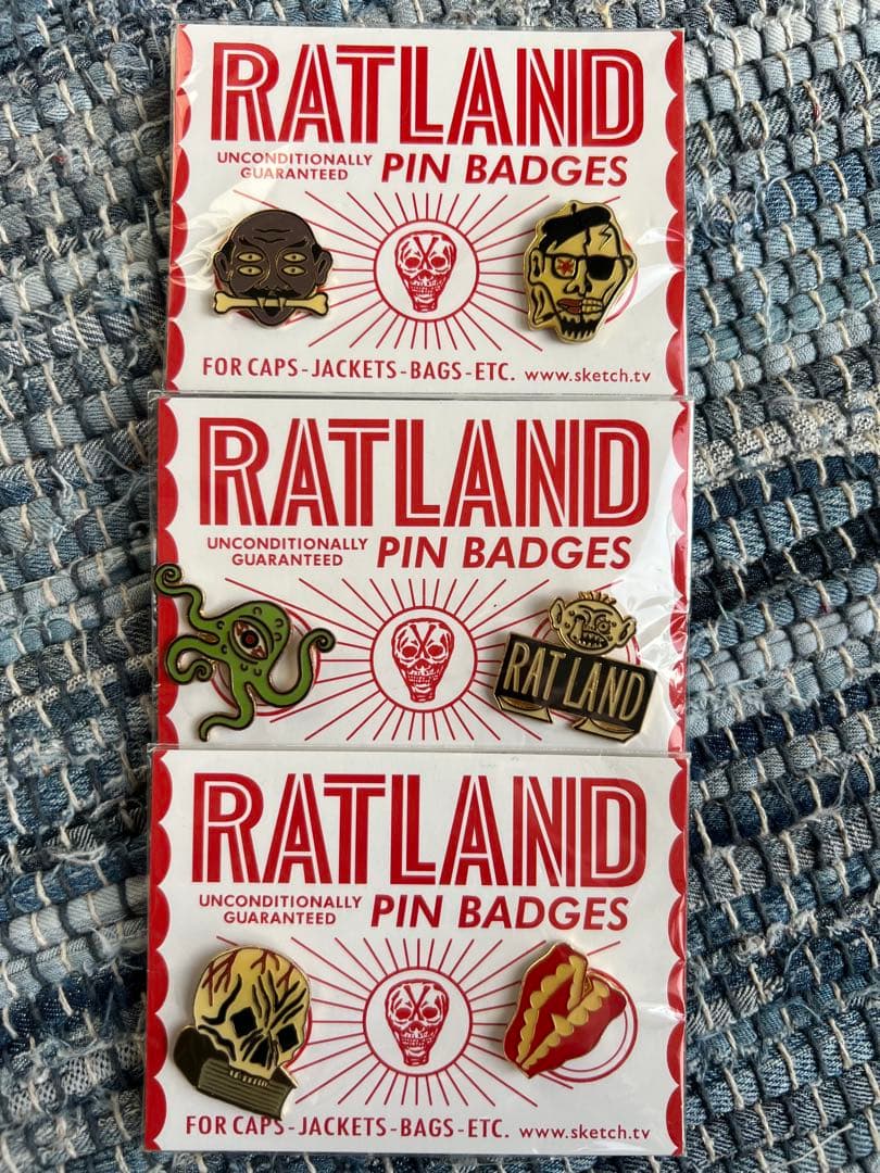 RATLAND sketch ピンズ　セット RATLAND sketch ピンズ セット RATLAND sketch ピンズ セット