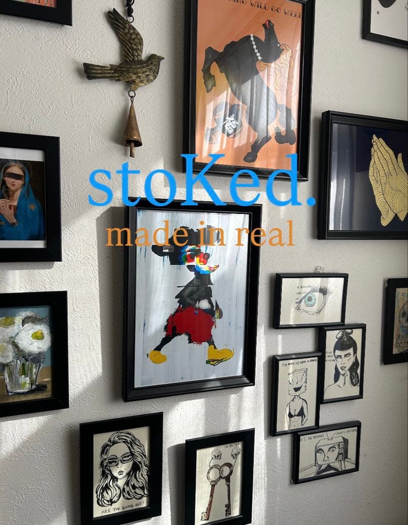 原画/抽象画/モダンアート/現代アート/インテリア/アクリル画 SCENER