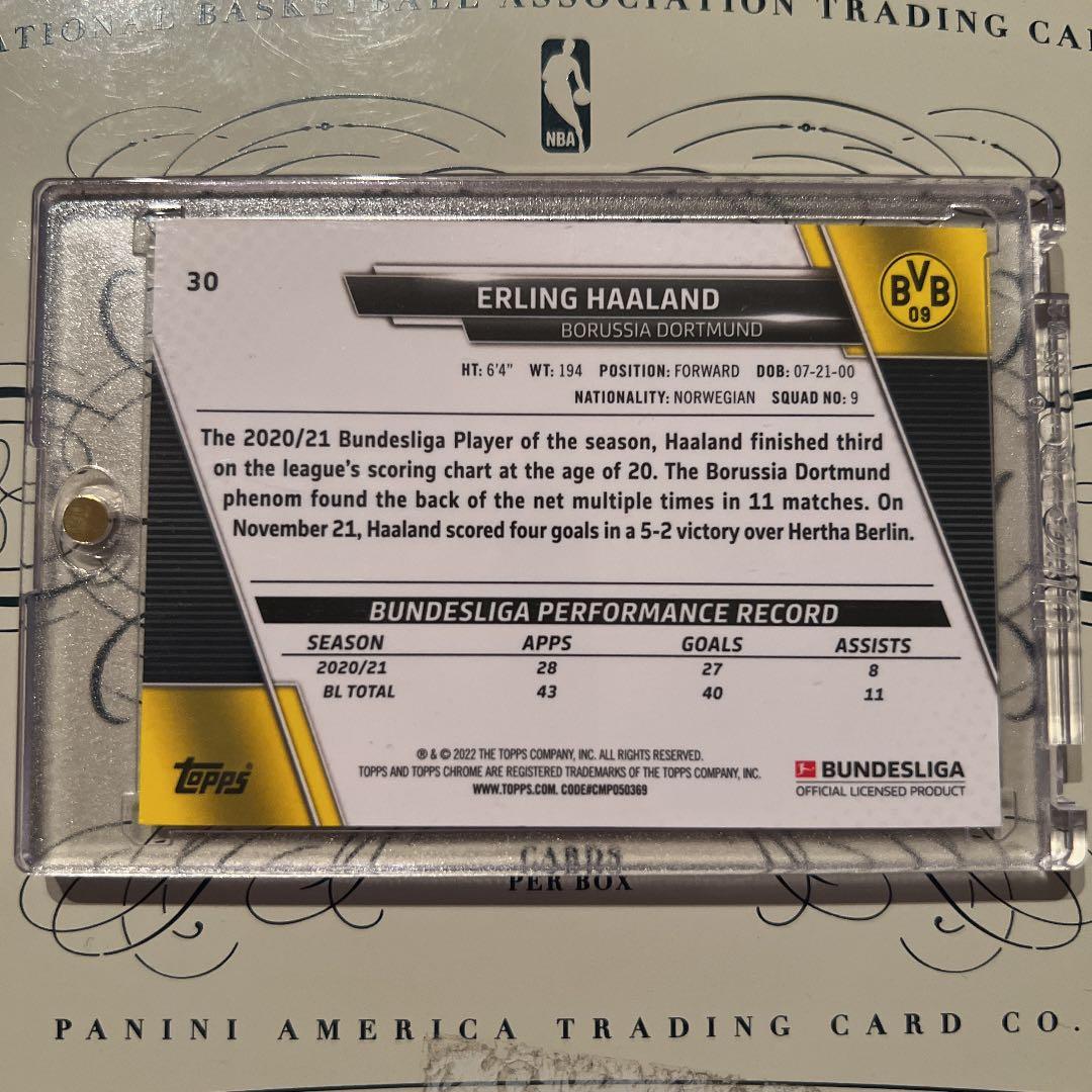 アーリング ハーランド Topps Chrome Gold Ray Wave - メルカリ