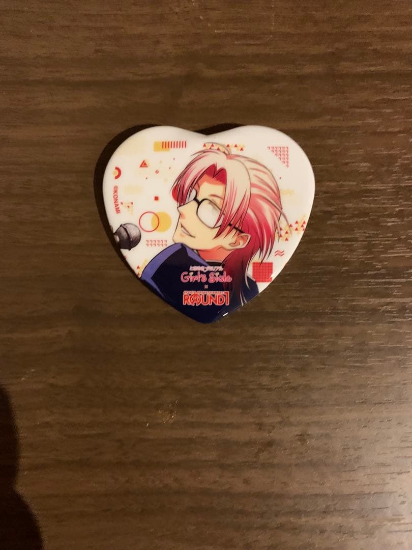 ときメモ ラウンドワン ハート缶バッジ 七ツ森実 - メルカリ