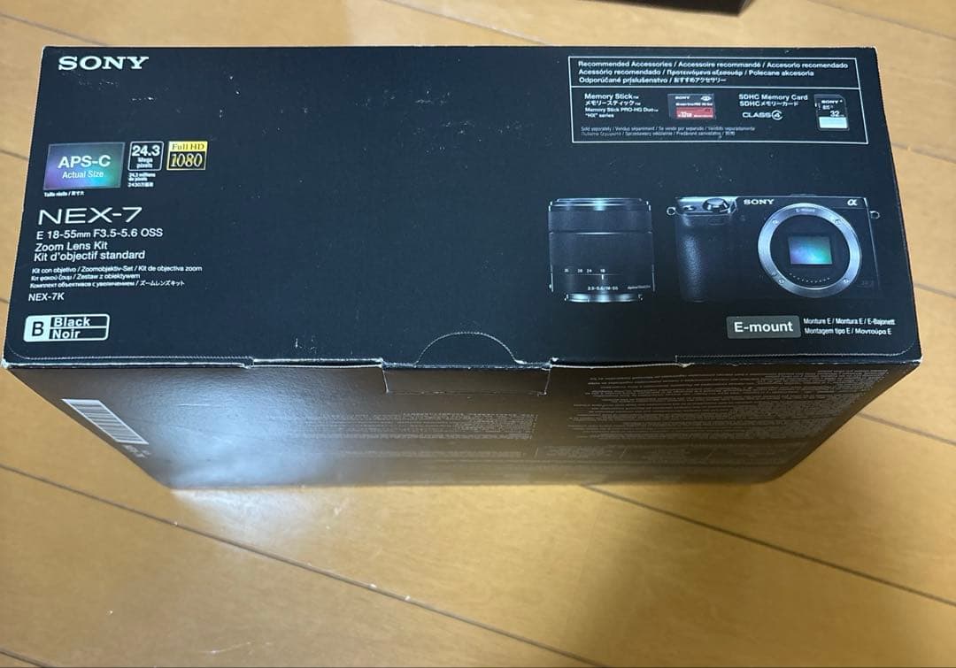 当時品 未使用SONY α NEX-7 ズームレンズキット ファインダーが難あり