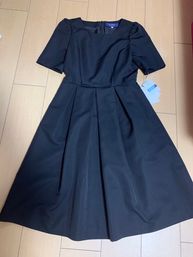 エムズグレイシー ワンピース 黒 卒業式 ハレの日セレモニー サイズ38