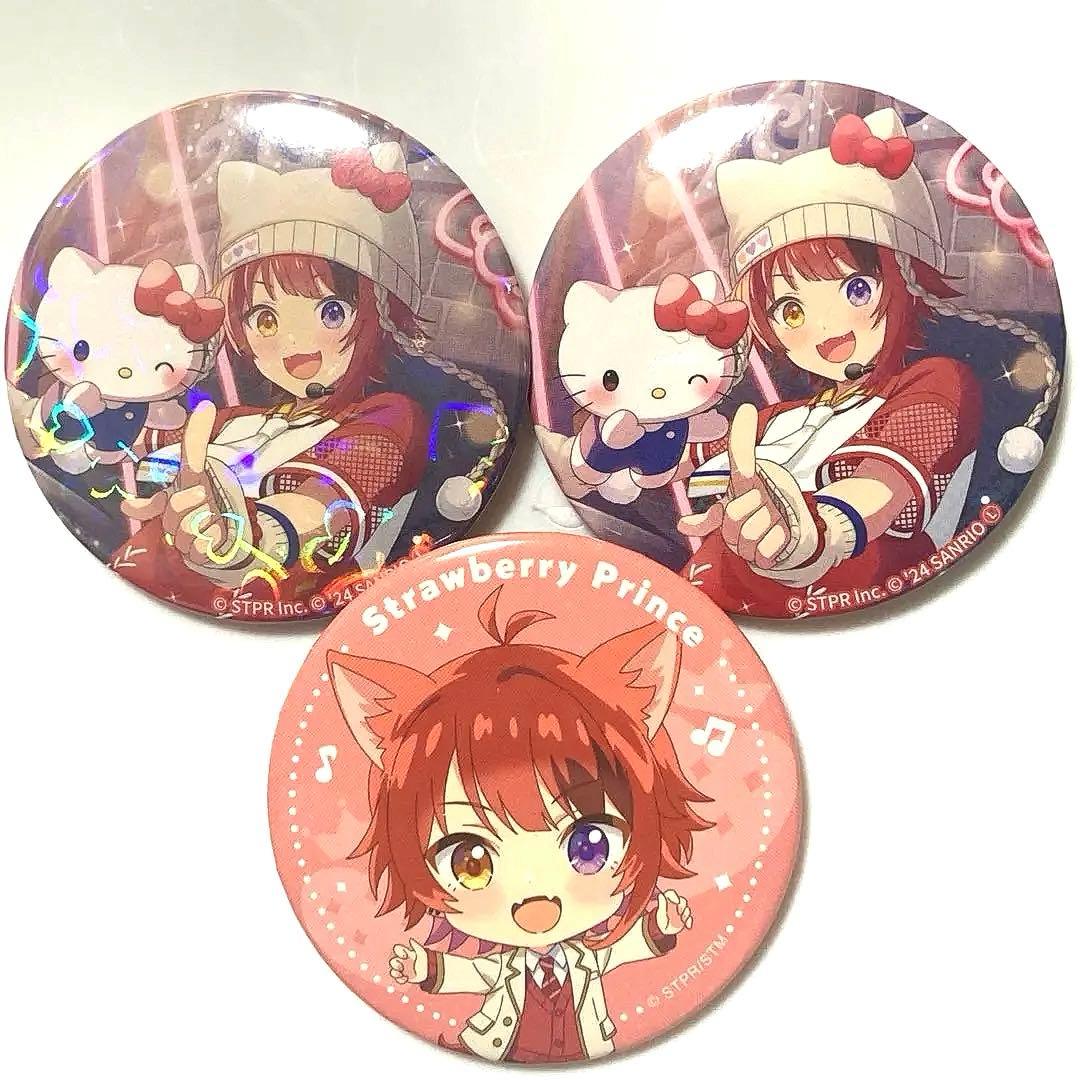 すとぷり サンリオ コラボ 莉犬くん 缶バッジ ホログラムあり - メルカリ