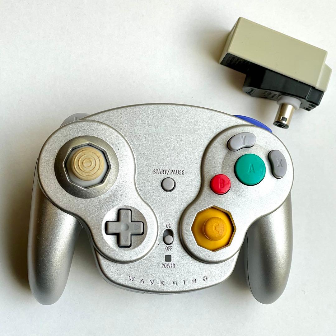 動作品】ウェーブバード レシーバー付 ゲームキューブコントローラー