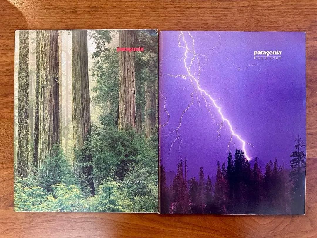 や*ん様 patagonia パタゴニア カタログ 1989spring &fa 91年製 patagonia パタゴニア バイカラー フェザーウェイトジャケット