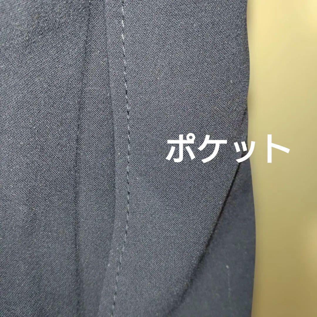 PLST プラステ 高橋志津奈コラボ ダークネイビー 七分ワンピL＆