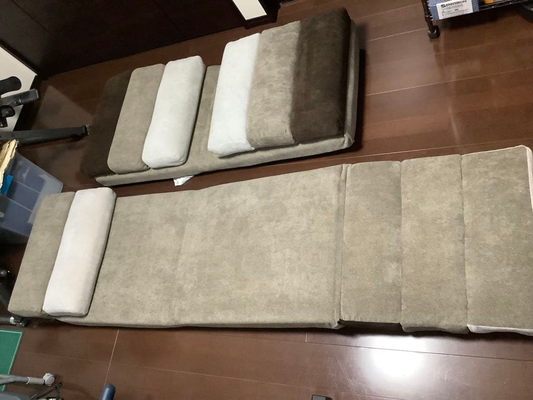 リクライニング座椅子 ブラウン グレー 愛媛県東温市でのお受け取りのみ