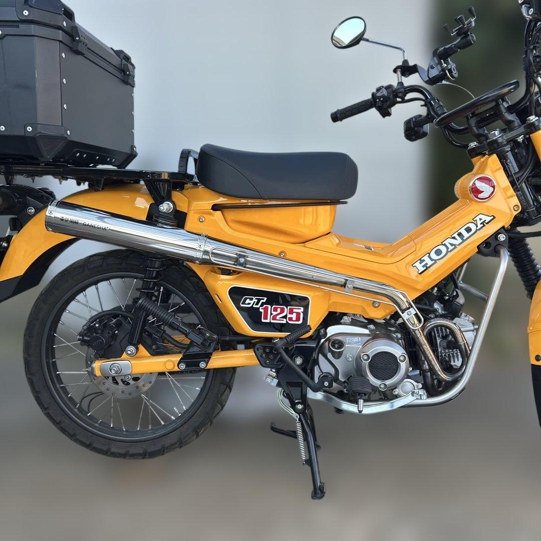 キ*7様 ハンターカブ125JA65ガネーシャ×SP TADAOマフラー キ*7様 ハンターカブ125JA65ガネーシャ×SP TADAOマフラー - メルカリ