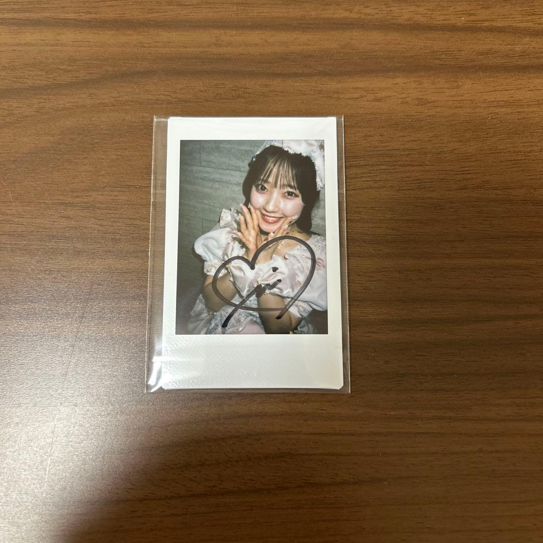 生誕くじ 川本笑瑠 S賞直筆サイン入りチェキ - メルカリ