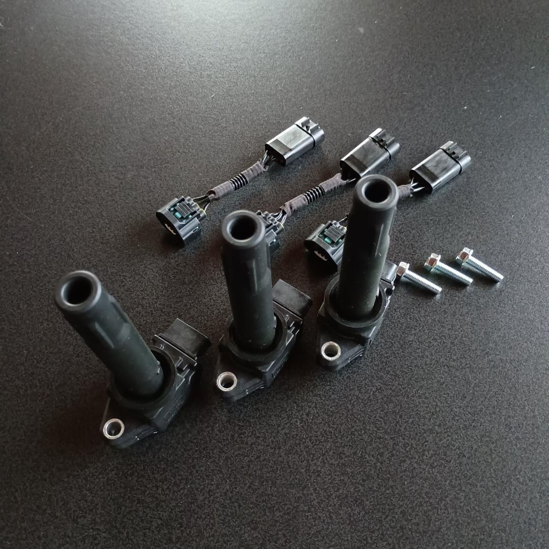 高出力 高電圧 強化イグニッションコイル スズキ F6A K6A R06A 3本