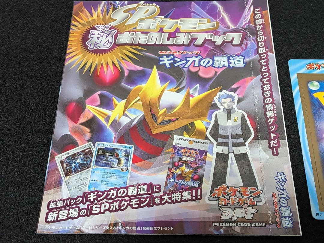 未剥がし ギンガの覇道 発売記念 プロモ DPt ポケモンカード ブック
