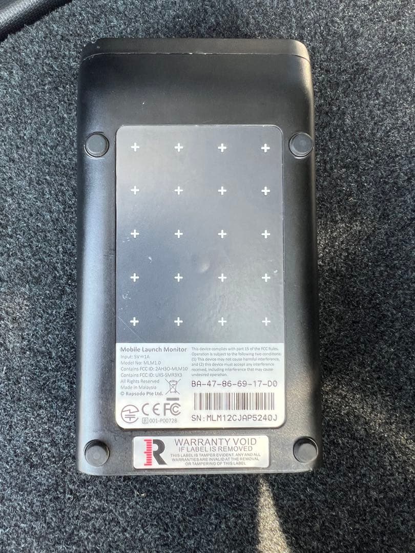 Rapsodo MLM 取扱説明書と付属品付き