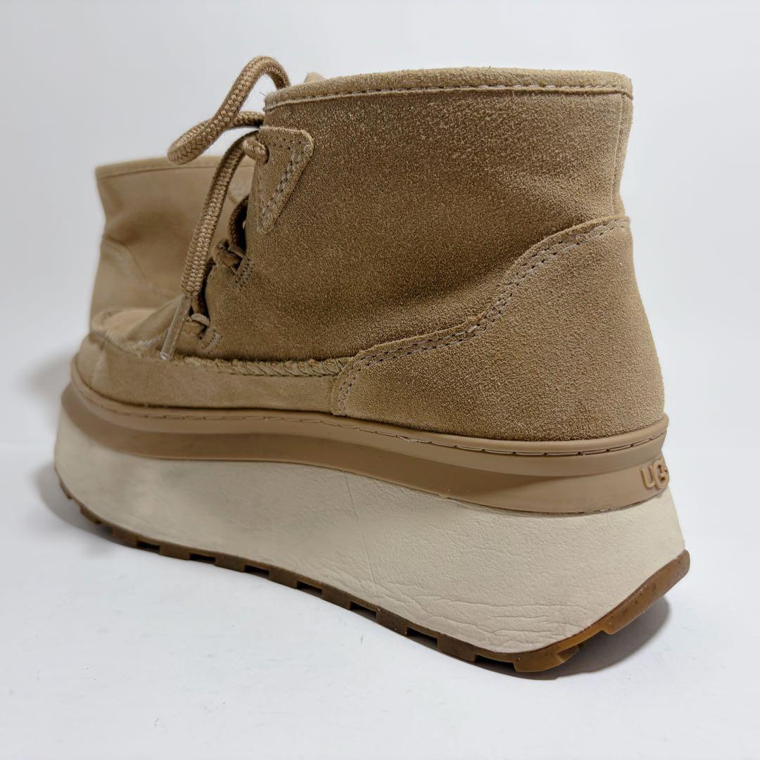 極美品☆UGG アグ マリン ブーティ 厚底 スニーカー スエード 23.5cm