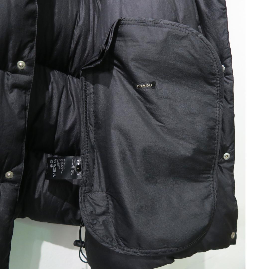 25AW COMOLI ダウンジャケット 3 C03-01008 ブラック - メルカリ