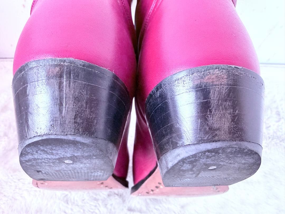 超希少 D24限定 ミッキーマウス 本革ウエスタンブーツ - メルカリ