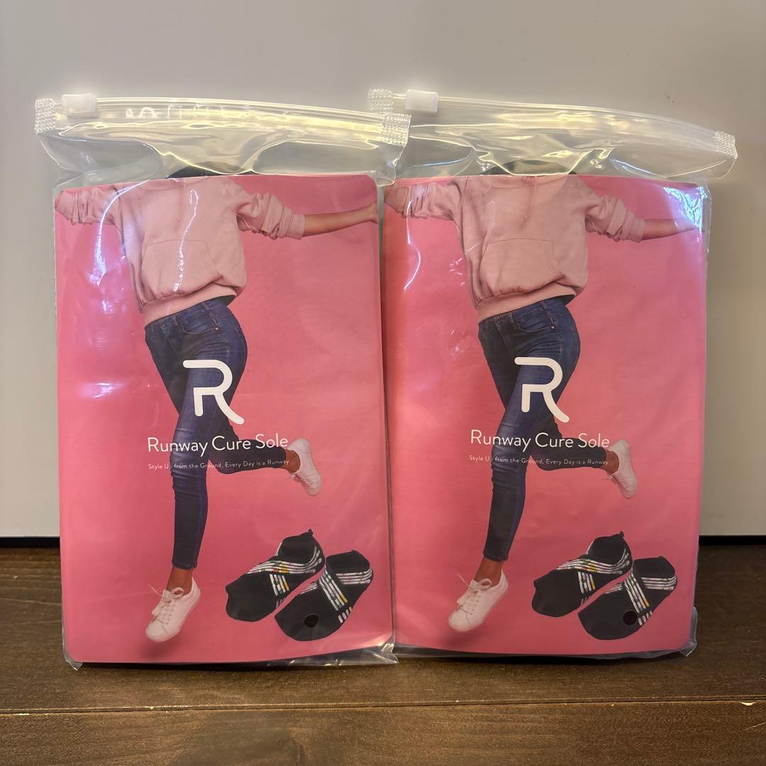 ランウェイキュアソール　着圧ソックス Mサイズ ブラック　2足セット 楽天市場】着圧ソックス 2足セット 日本製 ソフト着圧 ハイソックス 綿