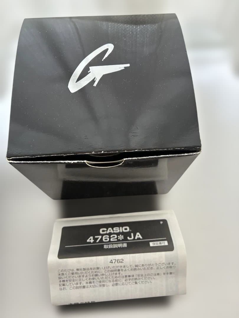 G-SHOCK CASIO 4762 シルバー/ブラック希少価値 製造終了 - メルカリ