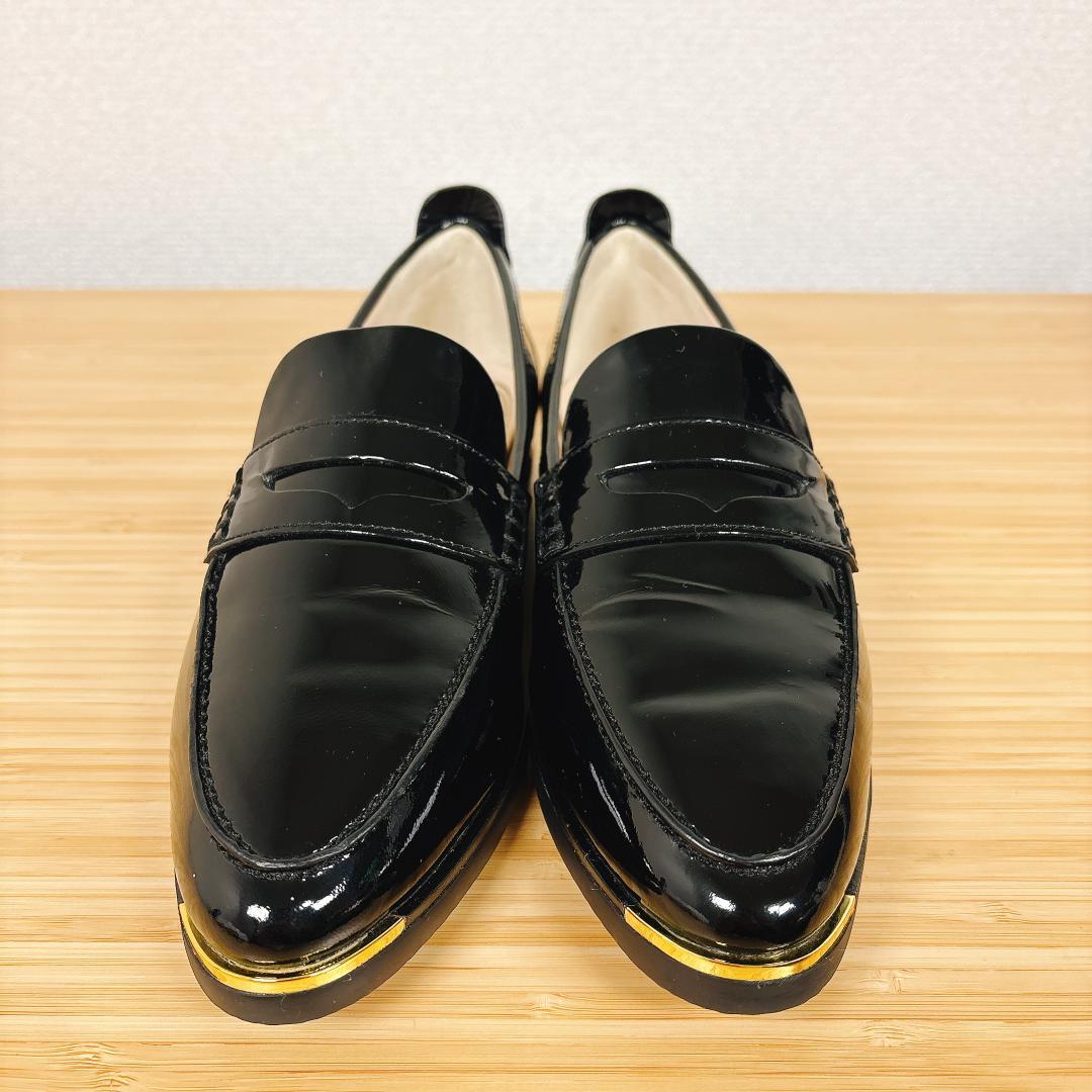 試着程度】COLE HAAN コールハーン エナメル ローファー パテント