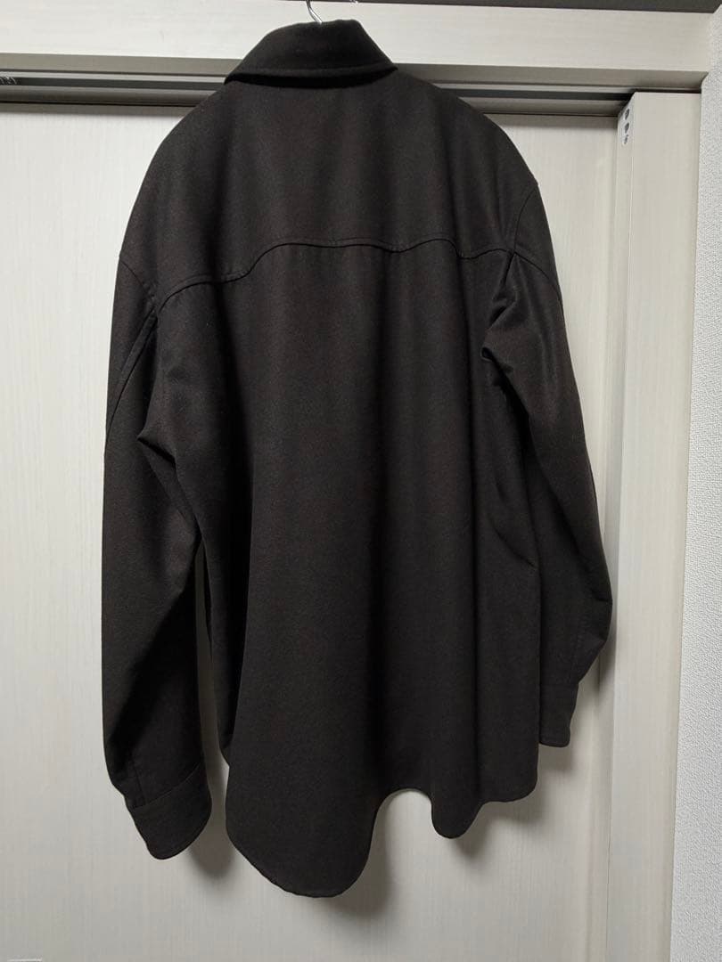 21AW】AURALEE ウールフランネル セットアップ サイズ4 茶系 AURALEE