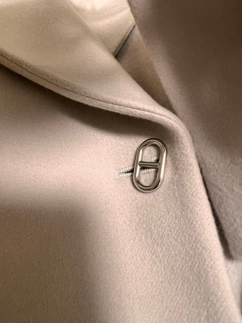 ダ*@様 HERMES 2025SS 《シェーヌ・ダンクル》 ピーコート 34