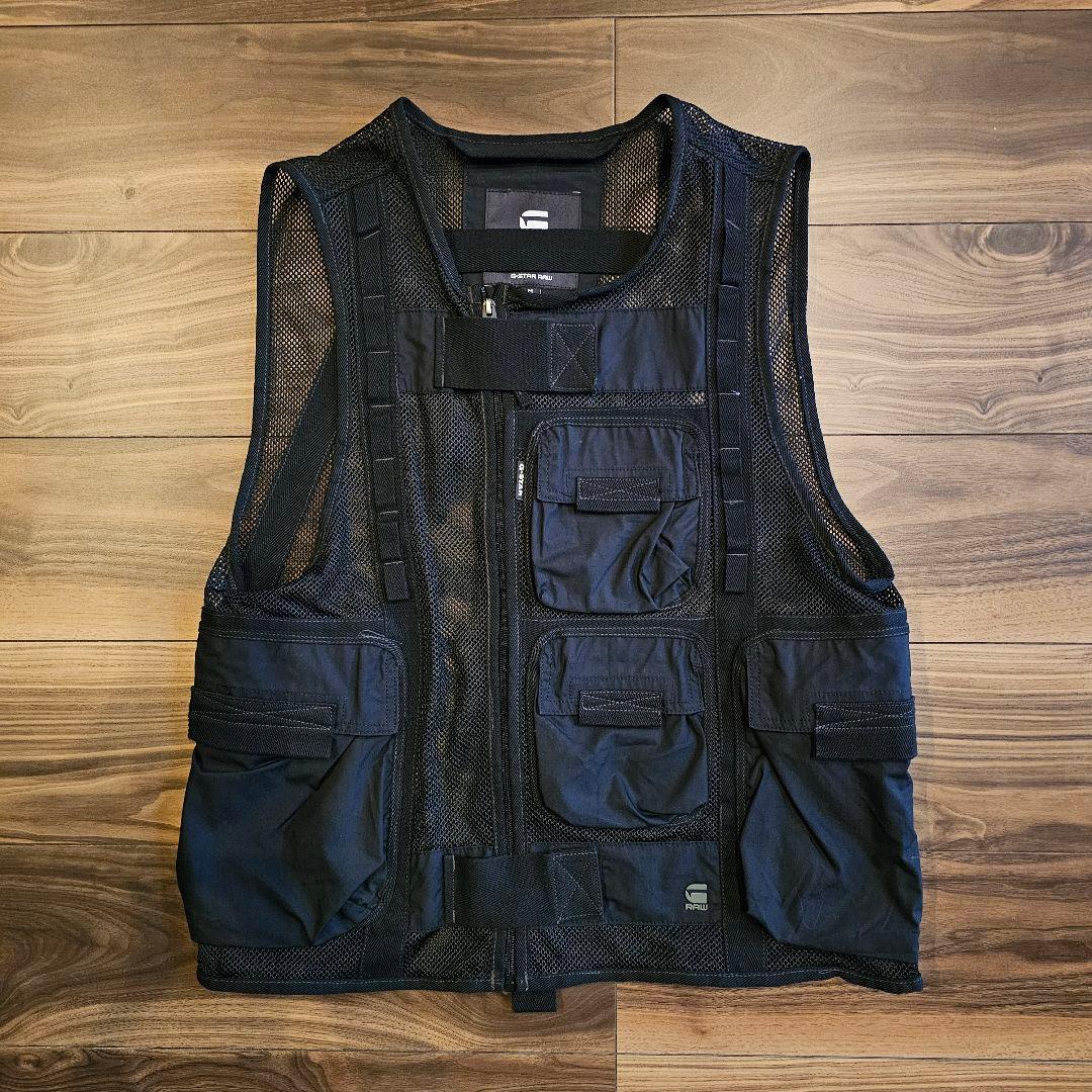 トップス G-STAR RAW E Utility Mesh Vest G-star E Utility Mesh Vest XL : Amazon.co.uk: Fashion