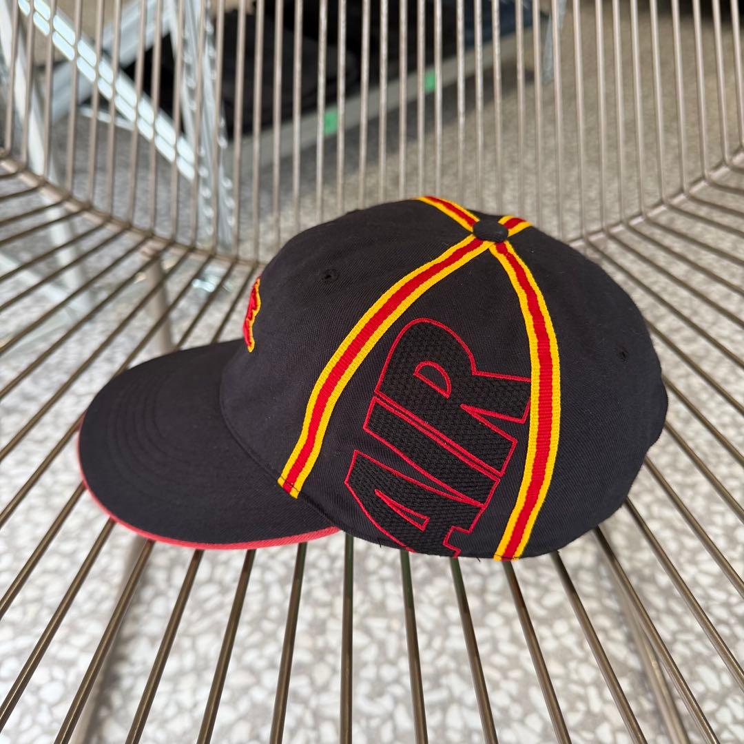 刺繍ロゴ、好配色】オールドナイキ古着スウッシュユニセックス帽子