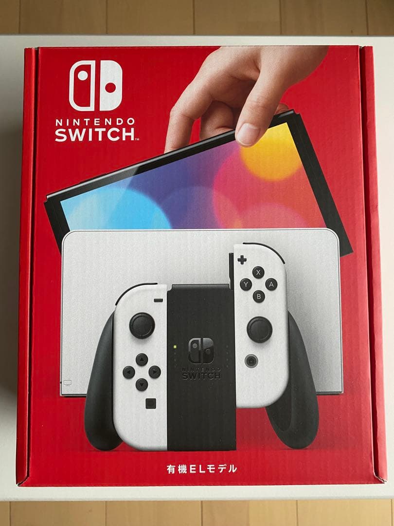 【新品・未使用】Switch本体有機EL JCホワイト Nintendo Switch 有機ELモデル Joy-Con(L)/(R) ホワイト 新品未使用