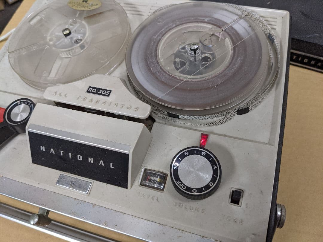 昭和レトロ】ナショナル オープンリールレコーダー RQ-505 - メルカリ