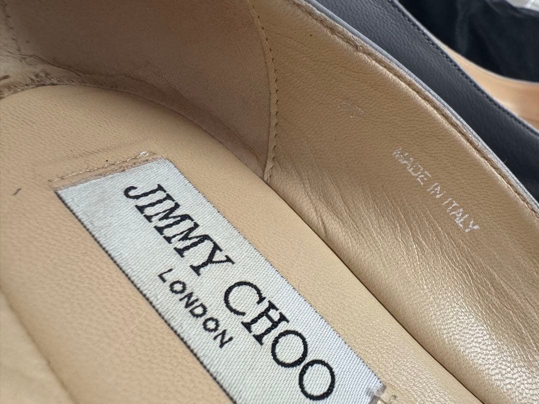 【美品】JIMMY CHOO フラットシューズ 23.5cm