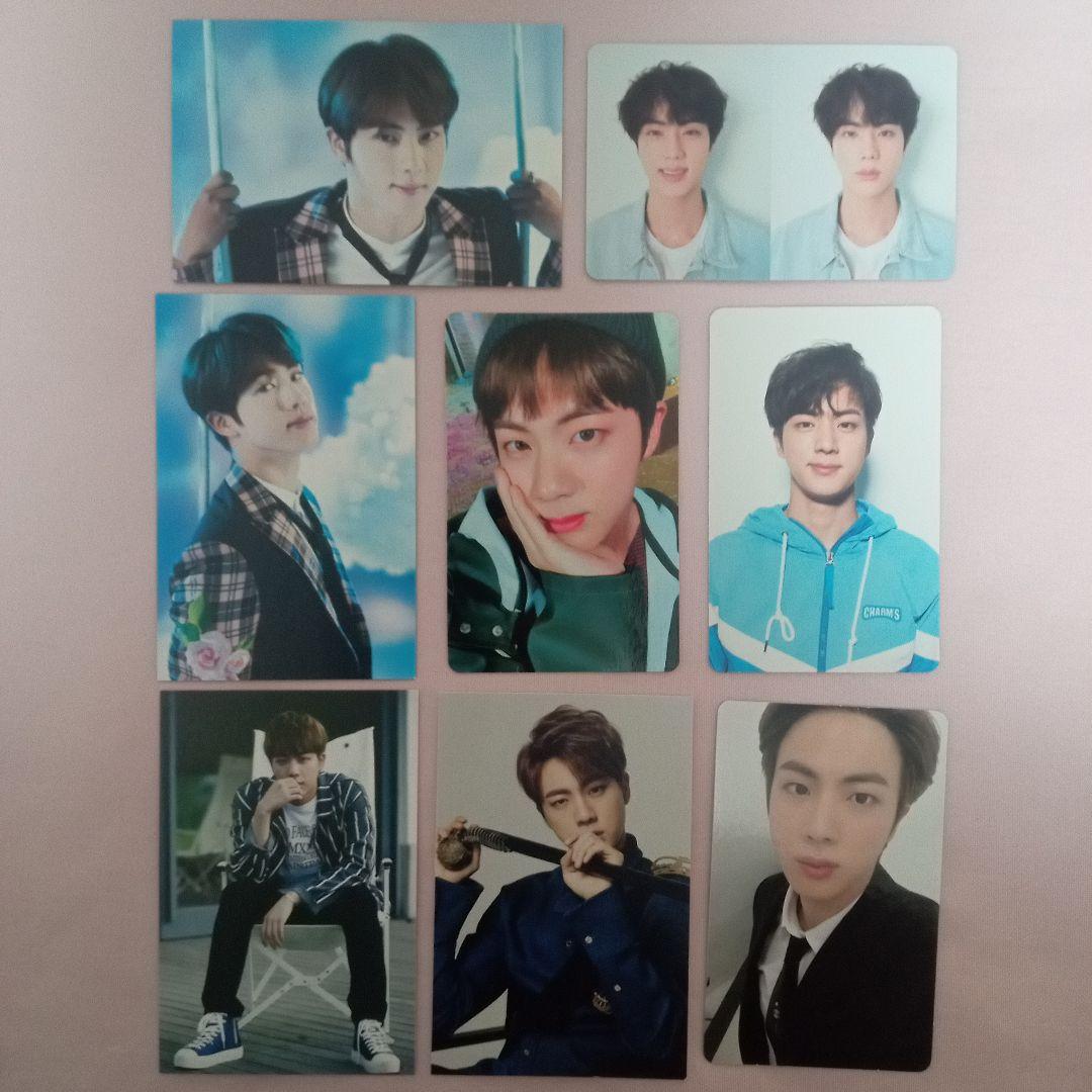 BTS JIN ジン 公式 トレカ ミニフォト 8枚セット - メルカリ